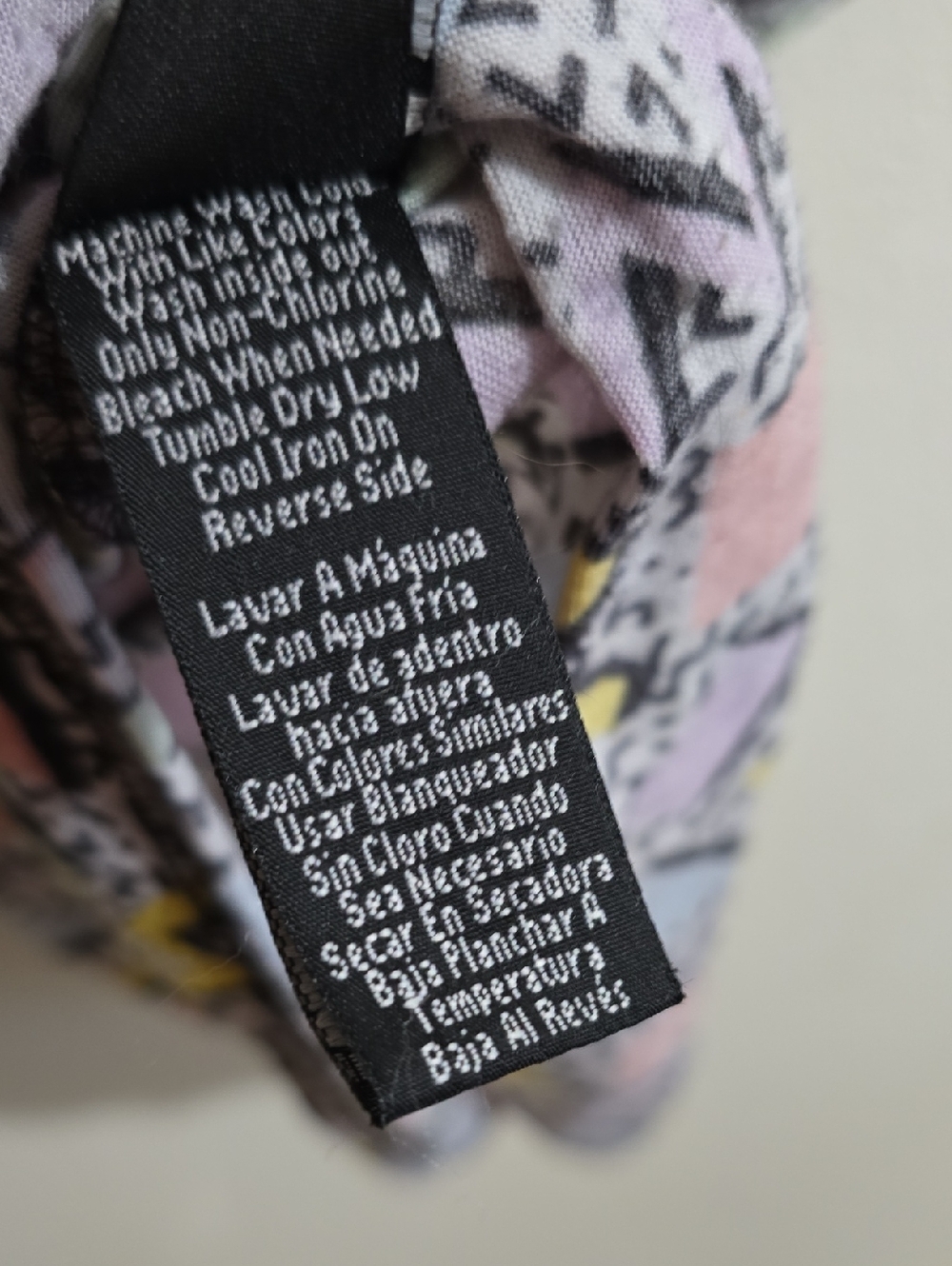 Retro Pattern Tee - Pastel Multi - Picture 7 of 7